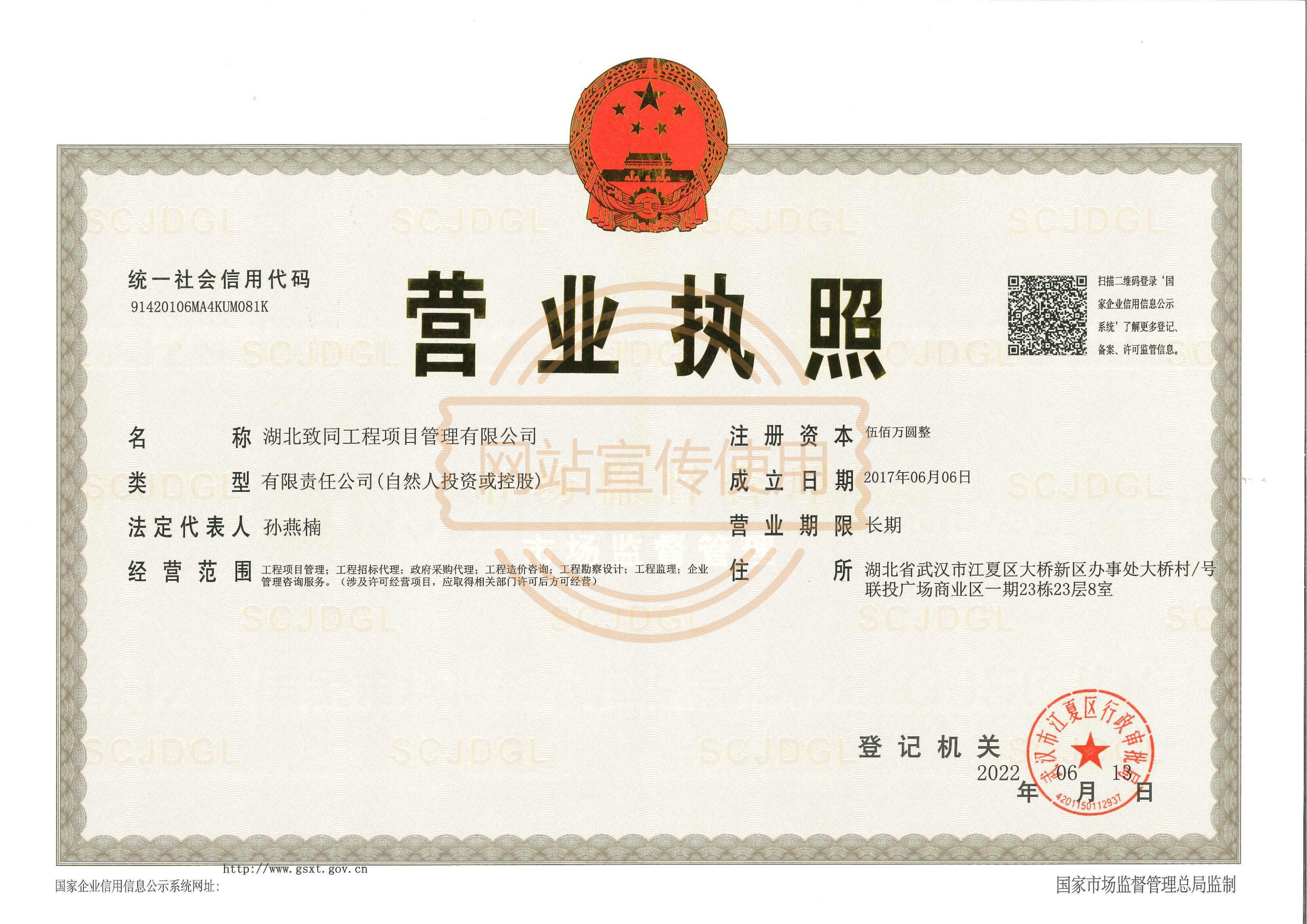 致同执照正本（网站宣传水印）